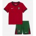 Maillot de foot le Portugal Domicile vêtements enfant Europe 2024 Manches Courtes (+ pantalon court)